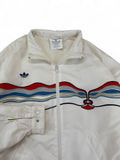 Vintage Adidas Sportjacke 80s Ivan Lendl "The Face" Made In West Germany Weiß 48 S-M