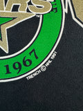 Vintage Trench Ultra Sweater 1991 NHL Minnesota North Stars Made In USA Schwarz XL