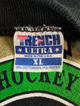 Vintage Trench Ultra Sweater 1991 NHL Minnesota North Stars Made In USA Schwarz XL