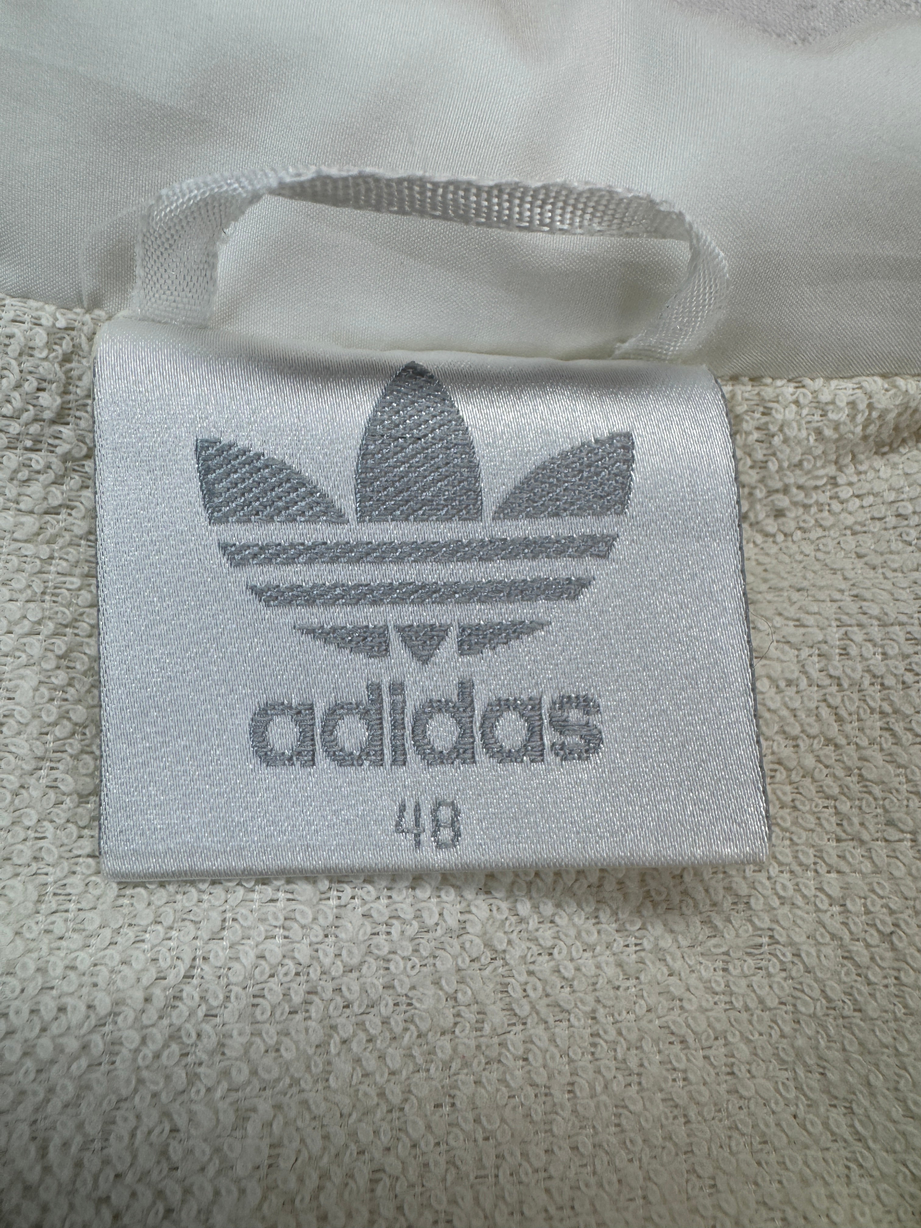 Vintage Adidas Sportjacke 80s Ivan Lendl "The Face" Made In West Germany Weiß 48 S-M