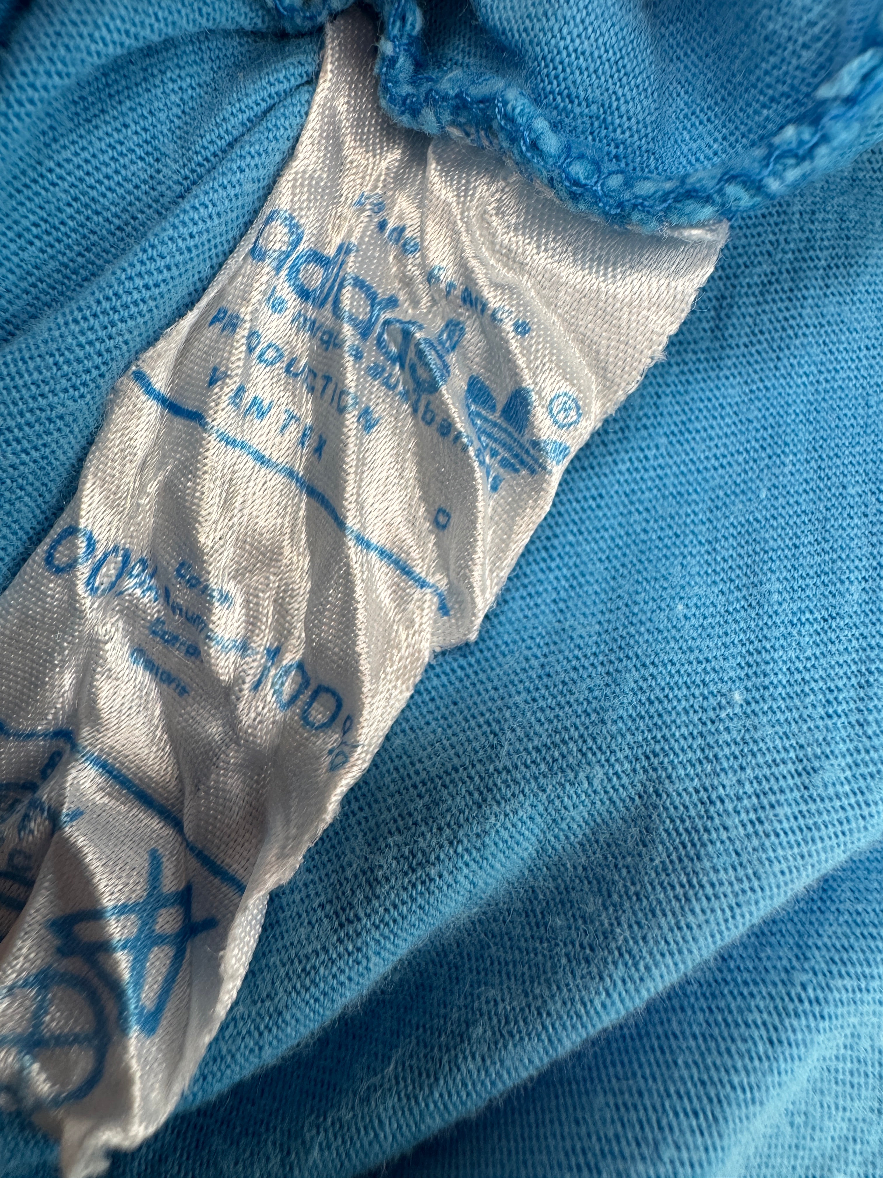 Vintage Adidas By Ventex Shirt 80s Ivan Lendl Made In France Blau (48) S-M