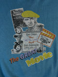 Vintage Sweater 80s "none but the lonely heart - 1944" Blau M-L
