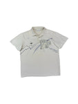 Vintage Adidas Poloshirt 90s Stefan Edberg Weiß (48) M-L