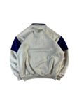 Vintage Bay Bridge Sweater 1992 "Fort Lauderdale, Florida" 1/4 Zip Made In USA Weiß Blau XL