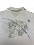 Vintage Adidas Poloshirt 90s Stefan Edberg Weiß (48) M-L