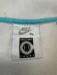 Vintage Nike Poloshirt 90s Challenge Court Andre Agassi Weiß Rot XL