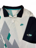 Vintage Nike Challenge Court Polo 1992 Andre Agassi Weiß L-XL