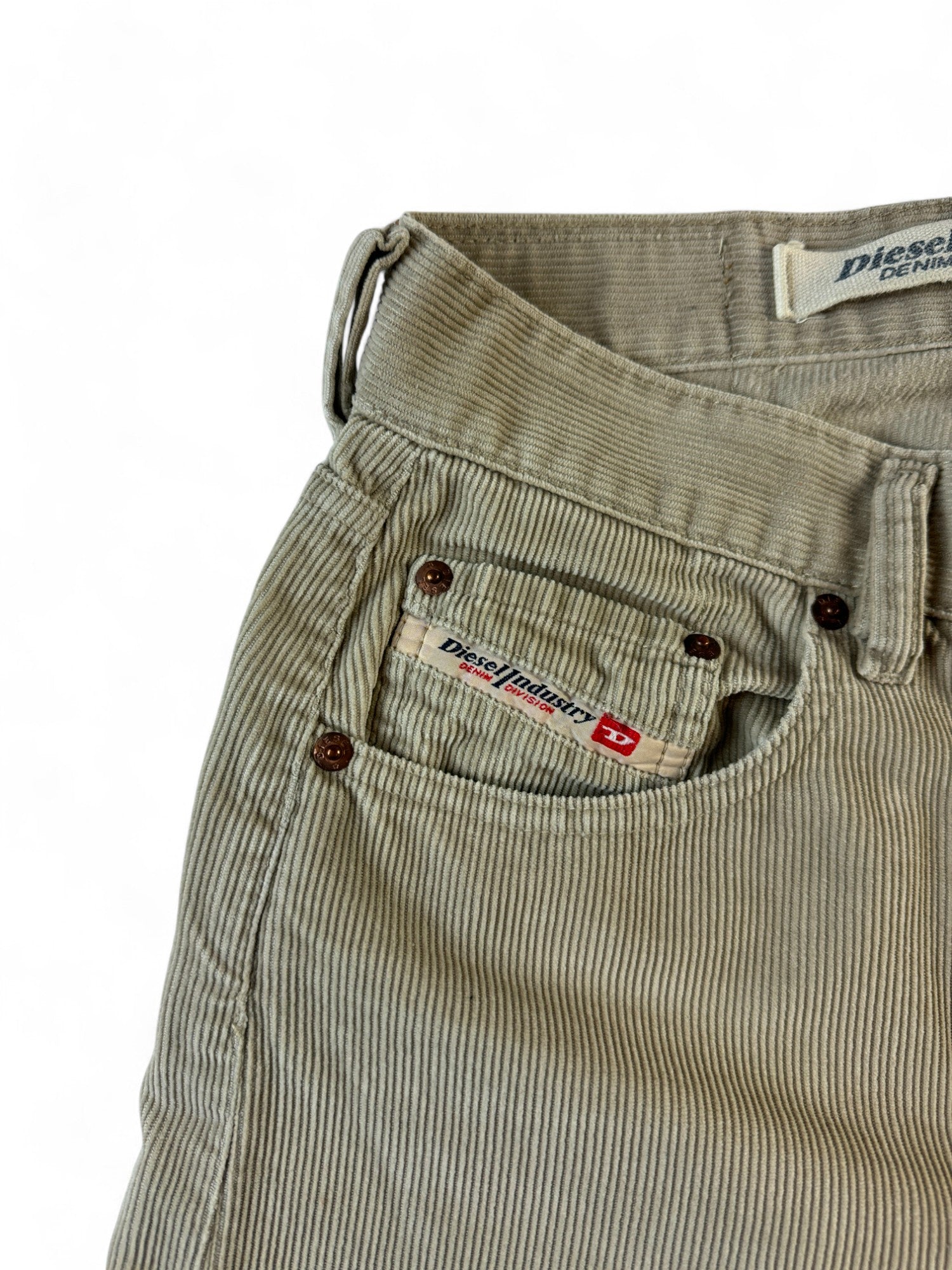 Vintage Diesel Cordhose 90s Mod. Cheyenne Made In Italy Braun 29