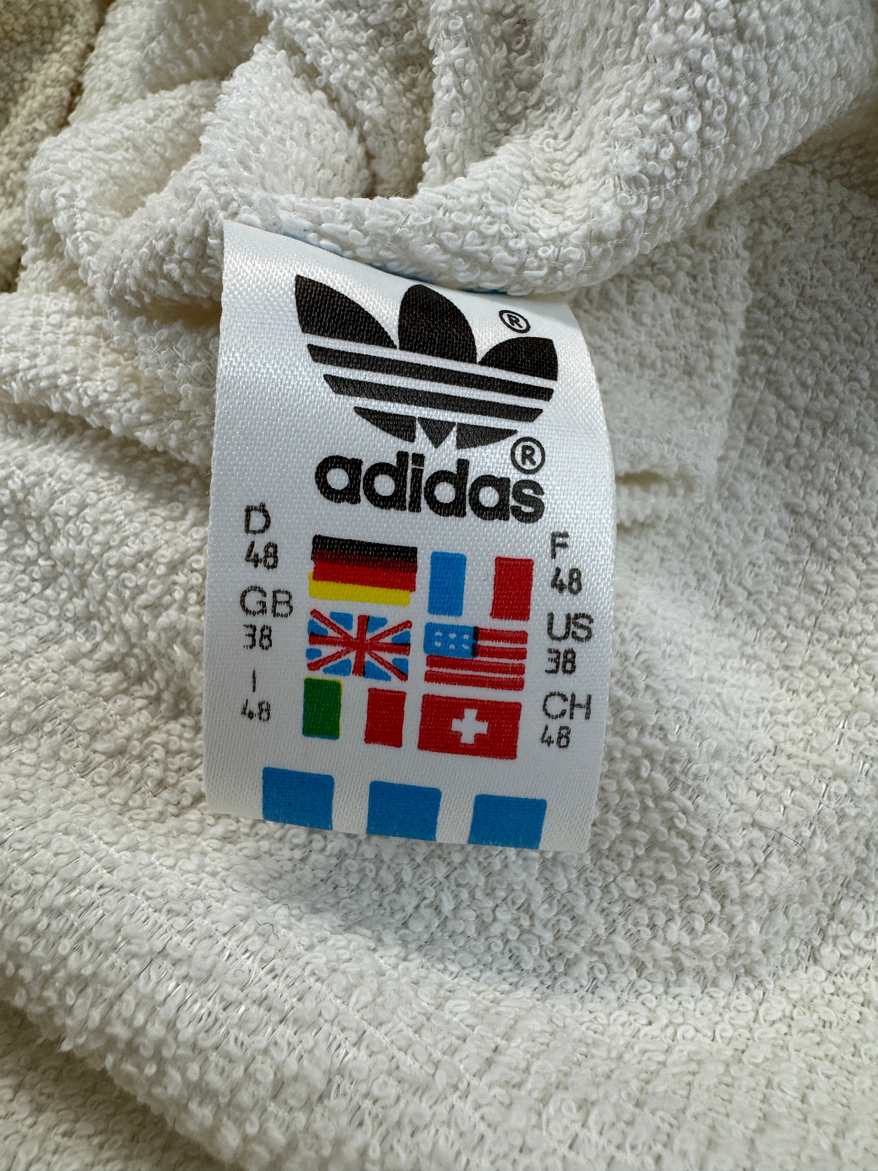 Vintage Adidas Sportjacke 80s Ivan Lendl Made In West Germany Weiß 48 S-M