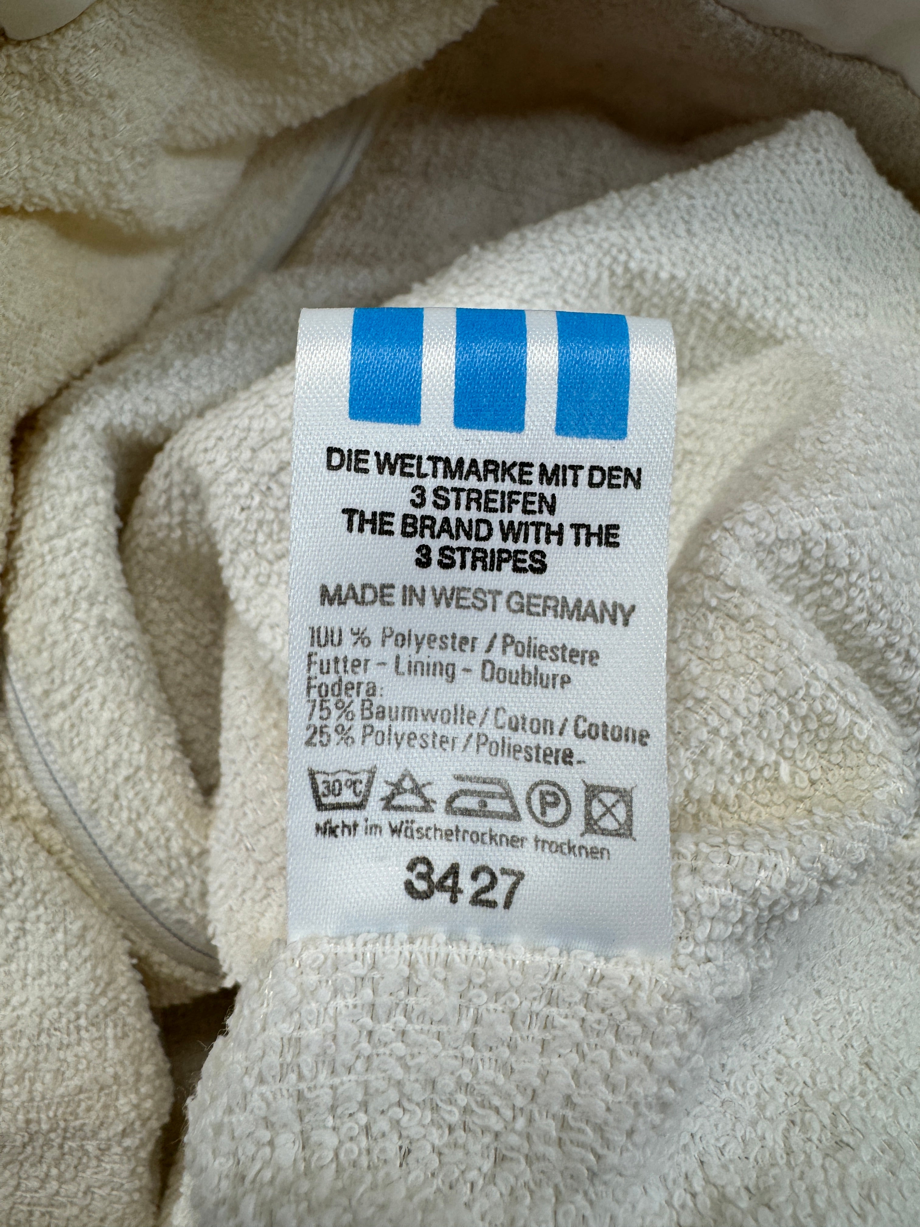 Vintage Adidas Sportjacke 80s Ivan Lendl Made In West Germany Weiß 48 S-M