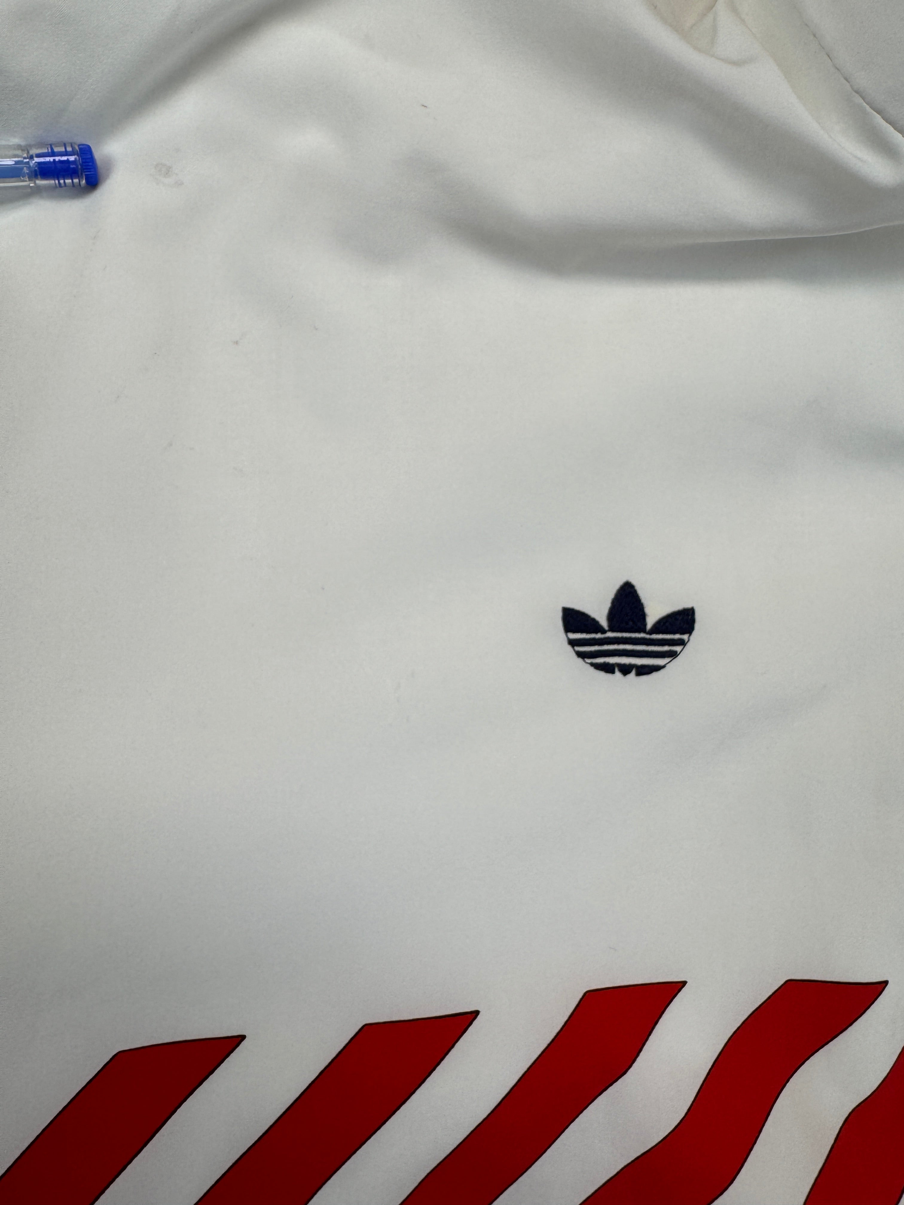 Vintage Adidas Sportjacke 80s Ivan Lendl Made In West Germany Weiß 48 S-M