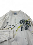 Vintage Adidas Sportjacke 80s Stefan Edberg Made In France By Ventex Weiß M