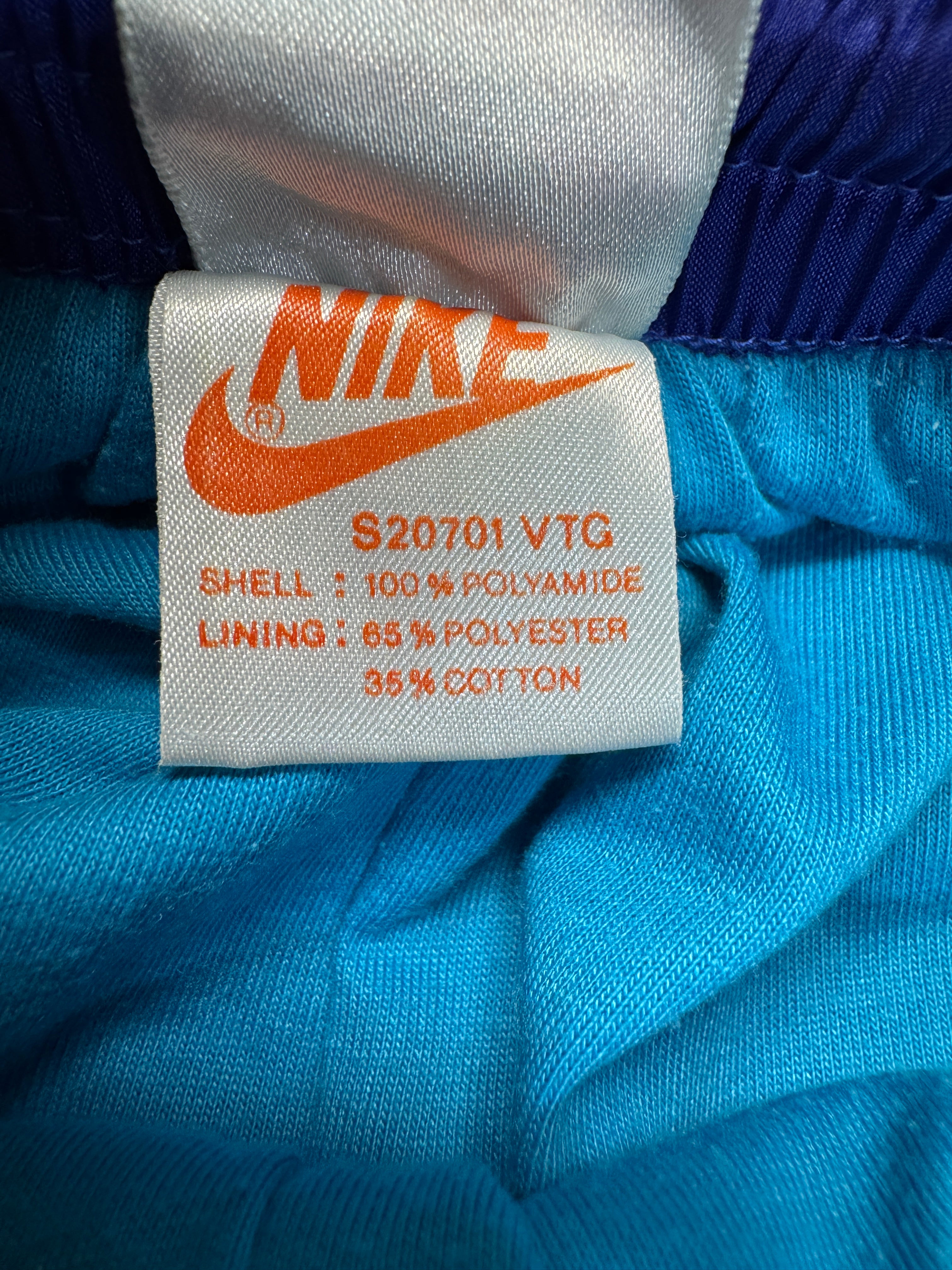 90s Nike Sportanzug "Sports Fitness" Dunkelblau Lila M - RareRags
