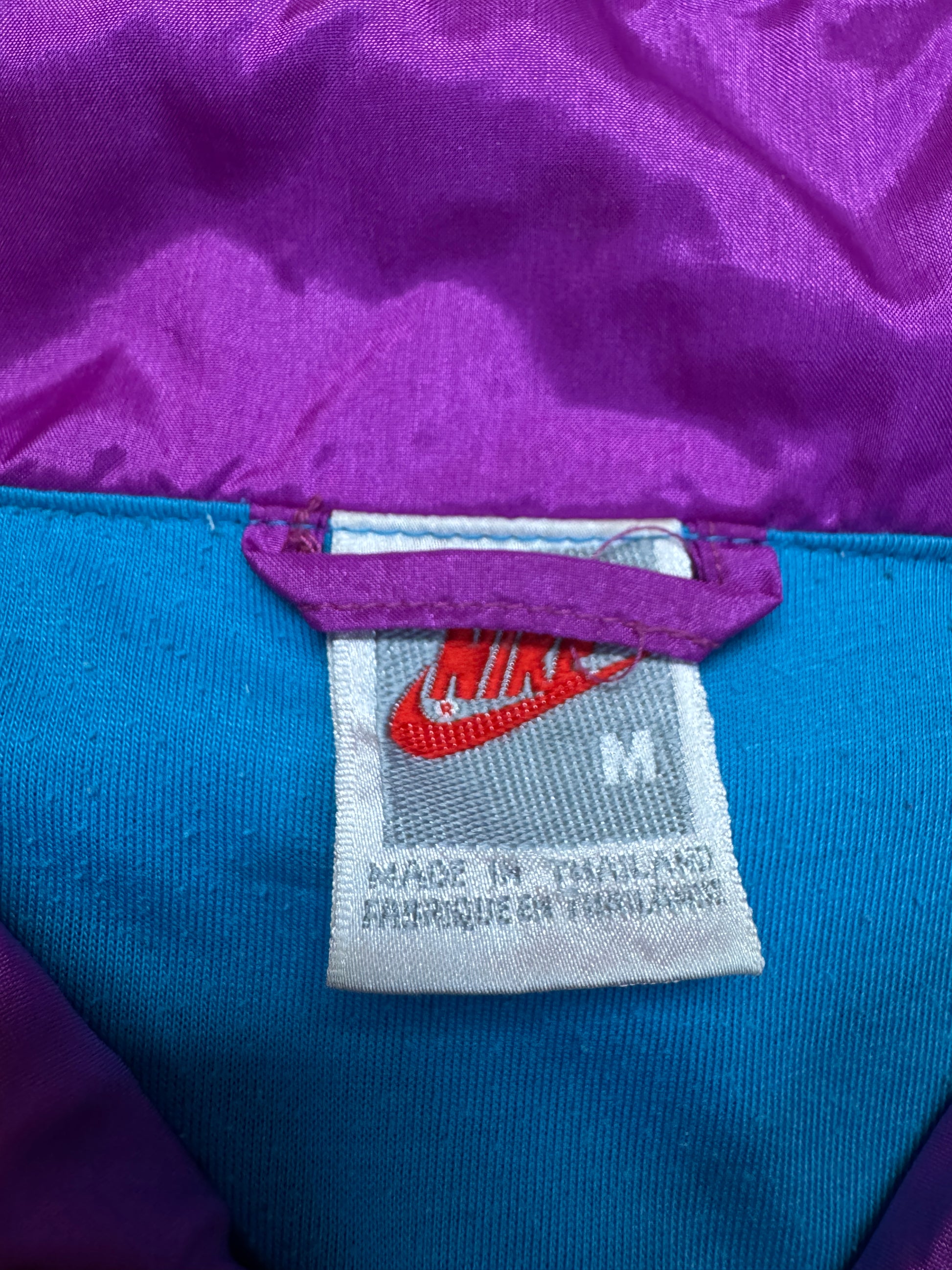 90s Nike Sportanzug "Sports Fitness" Dunkelblau Lila M - RareRags