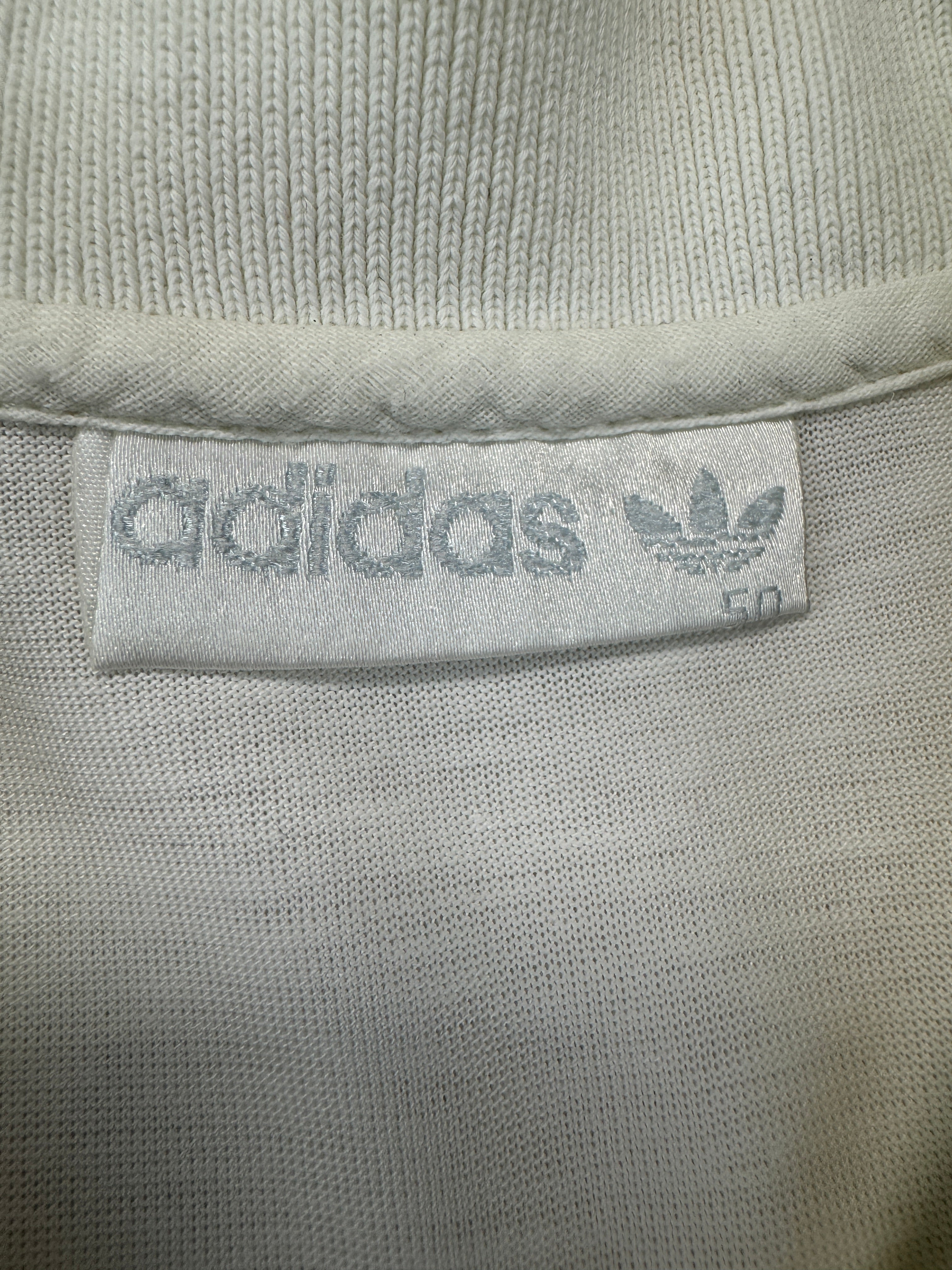 Vintage Adidas Polo 1986 Ivan Lendl "The Face" Made In West Germany Weiß (D50) M