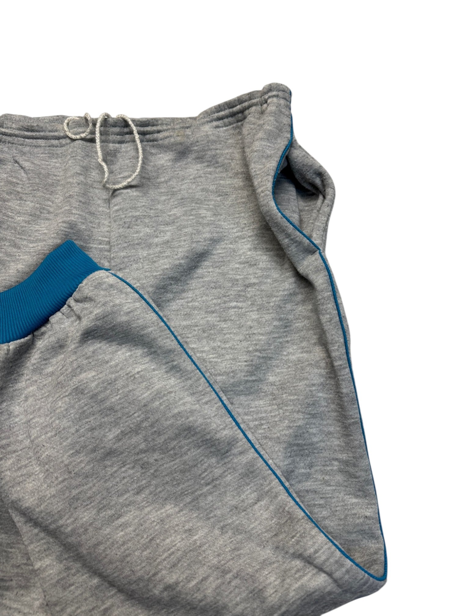 80s Adidas Raglan Sweatsuit Grau Blau D7 M-L - RareRags