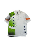 Vintage Nike Poloshirt 1989 Challenge Court Andre Agassi Weiß Grün XL