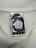 Vintage Nike Poloshirt 1989 Challenge Court Andre Agassi Weiß Grün XL
