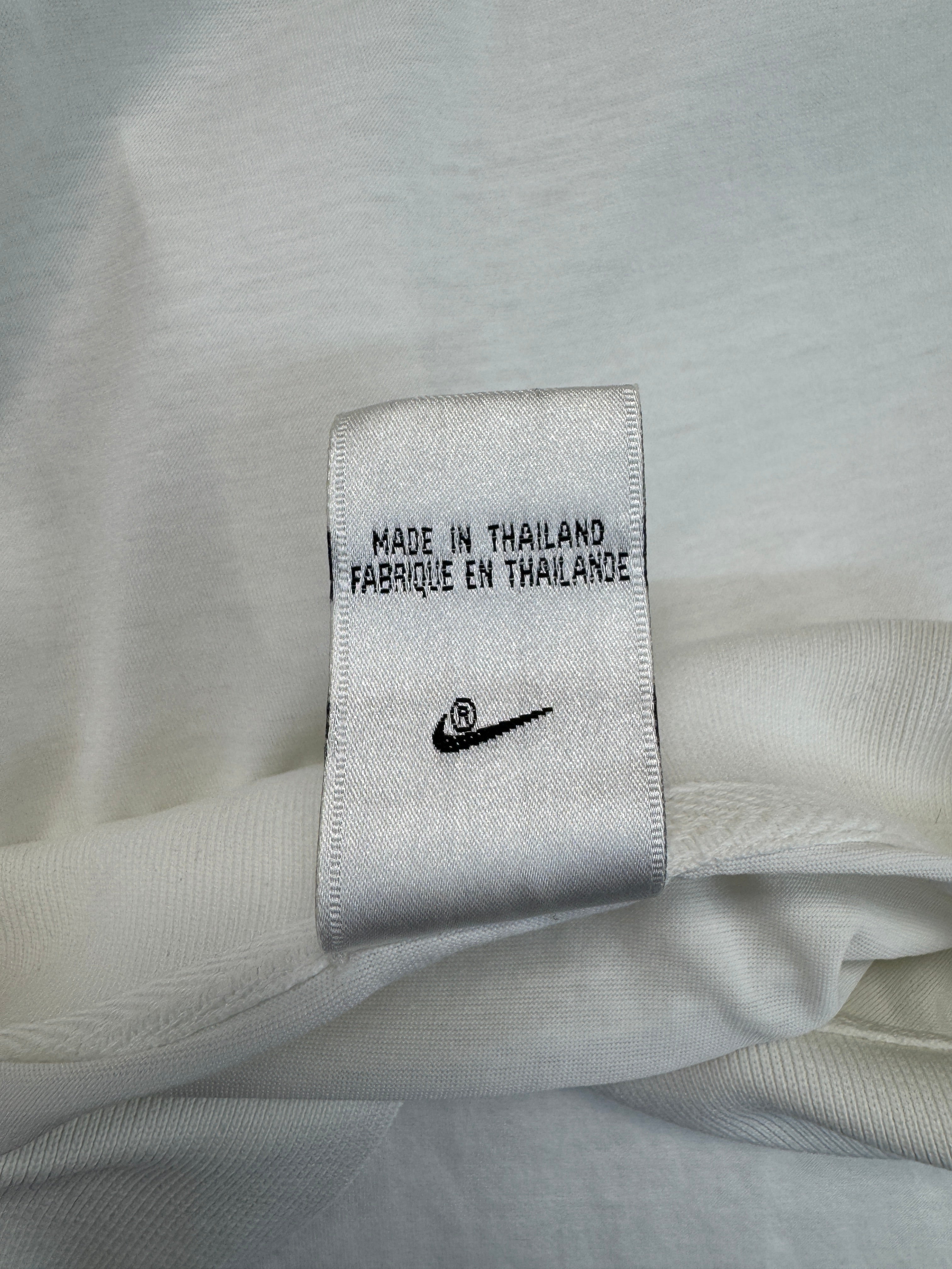 Vintage Nike Poloshirt 1989 Challenge Court Andre Agassi Weiß Grün XL