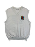 Vintage Adidas Pullunder 80s Ivan Lendl Made In Yugoslavia Weiß D50 M