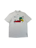 Vintage Adidas Polo 1988 Stefan Edberg Made In Portugal Weiß D54 XL