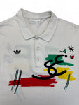 Vintage Adidas Polo 1988 Stefan Edberg Made In Portugal Weiß D54 XL