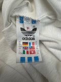 Vintage Adidas Polo 1988 Stefan Edberg Made In Portugal Weiß D54 XL