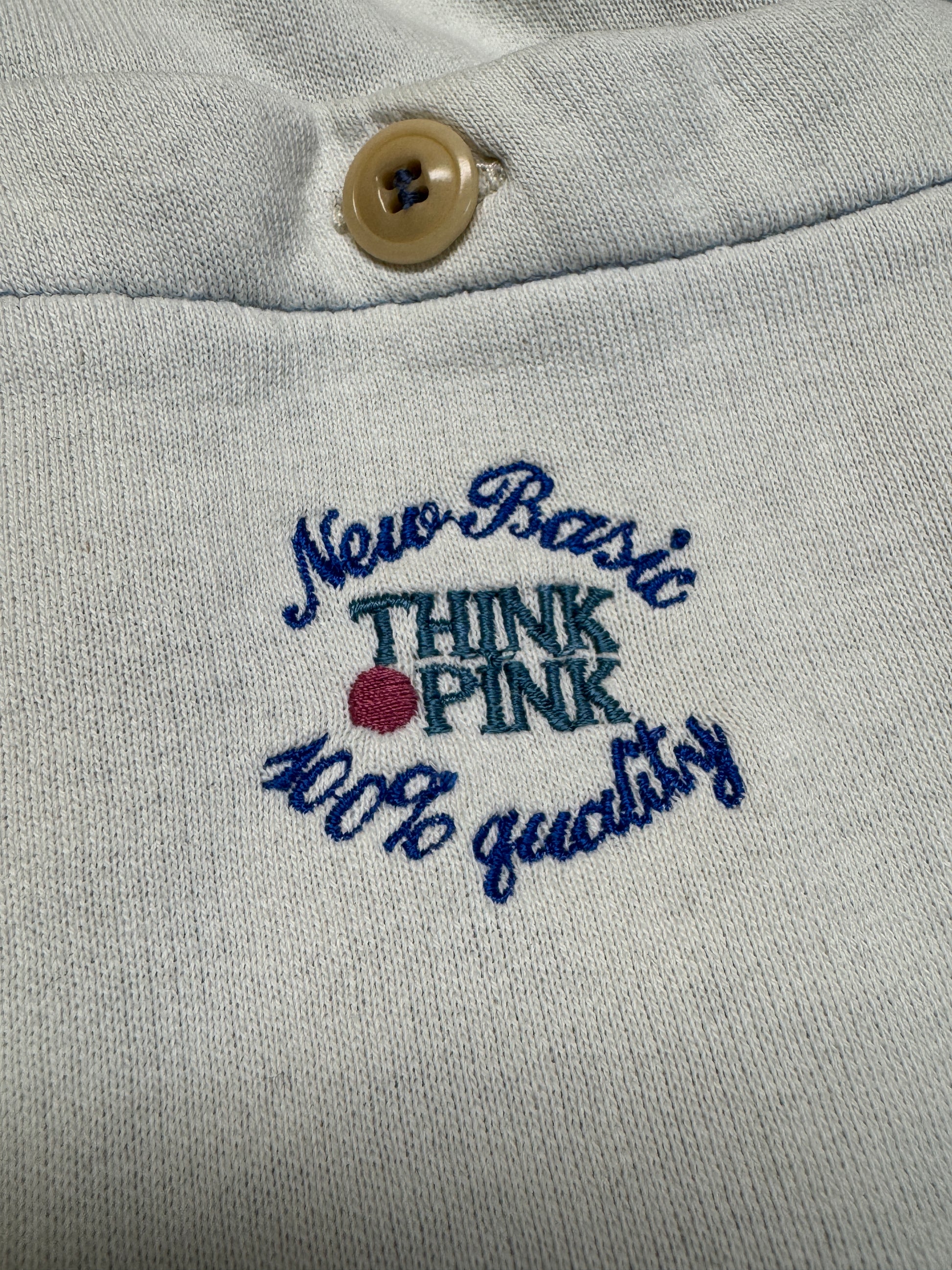 80s Think Pink Sweatsuit Grau M-L - RareRags