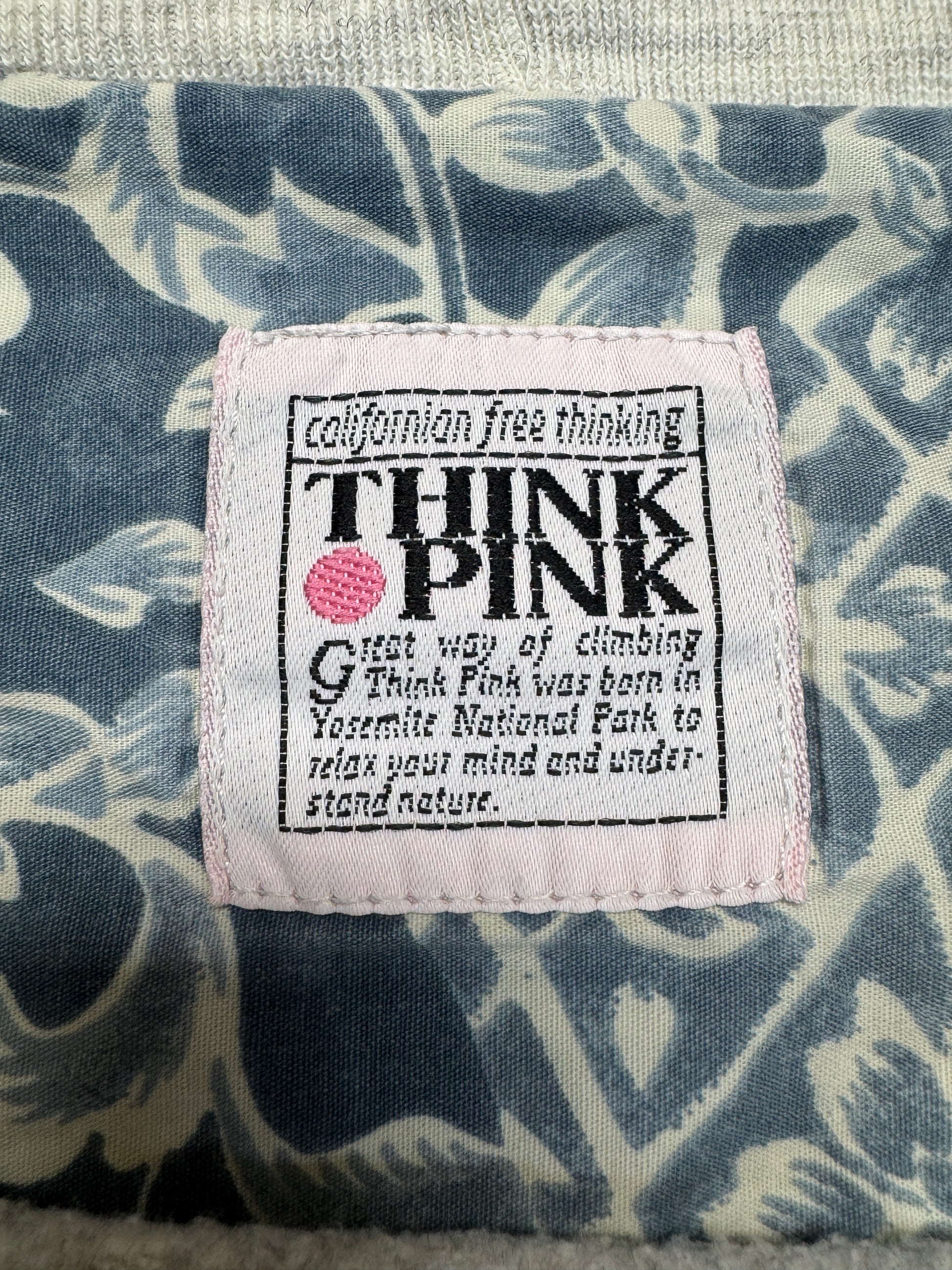 80s Think Pink Sweatsuit Grau M-L - RareRags