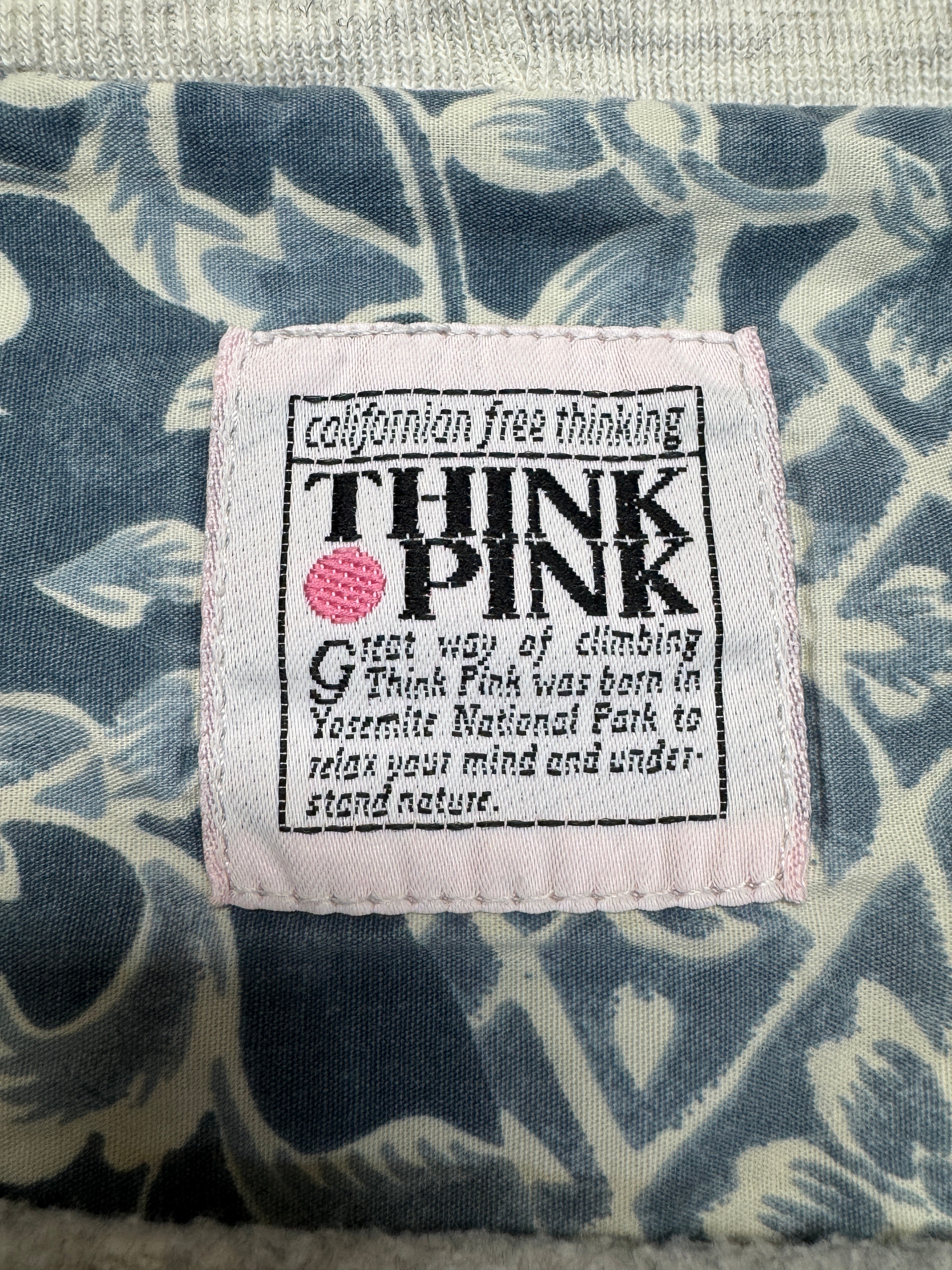 80s Think Pink Sweatsuit Grau M-L - RareRags