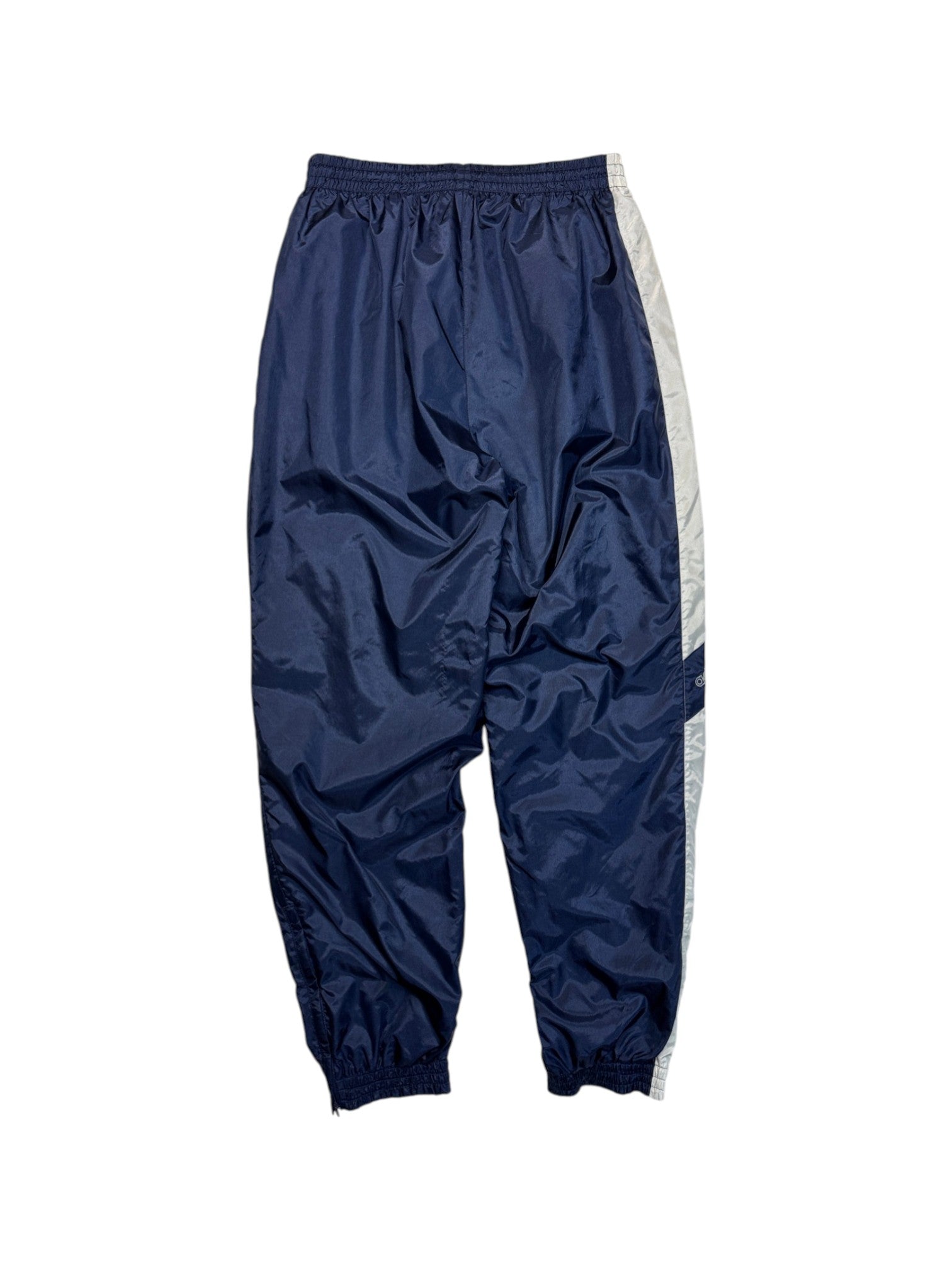 90s Adidas Nylon Sportanzug Dunkelblau Grün/Türkis D6 M - RareRags