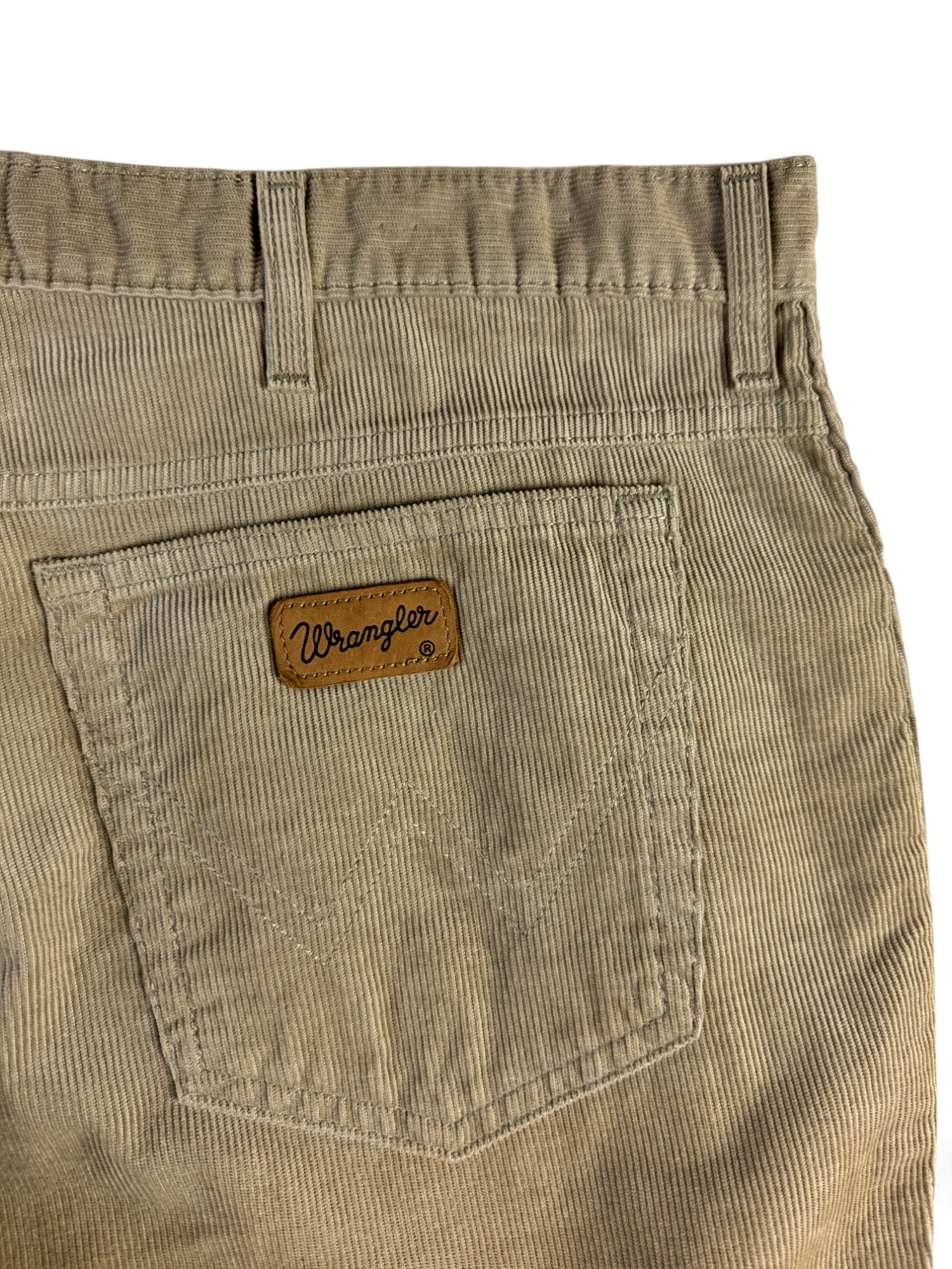 Vintage Wrangler Cordhose 90s "Texas" Hellbraun 40-30