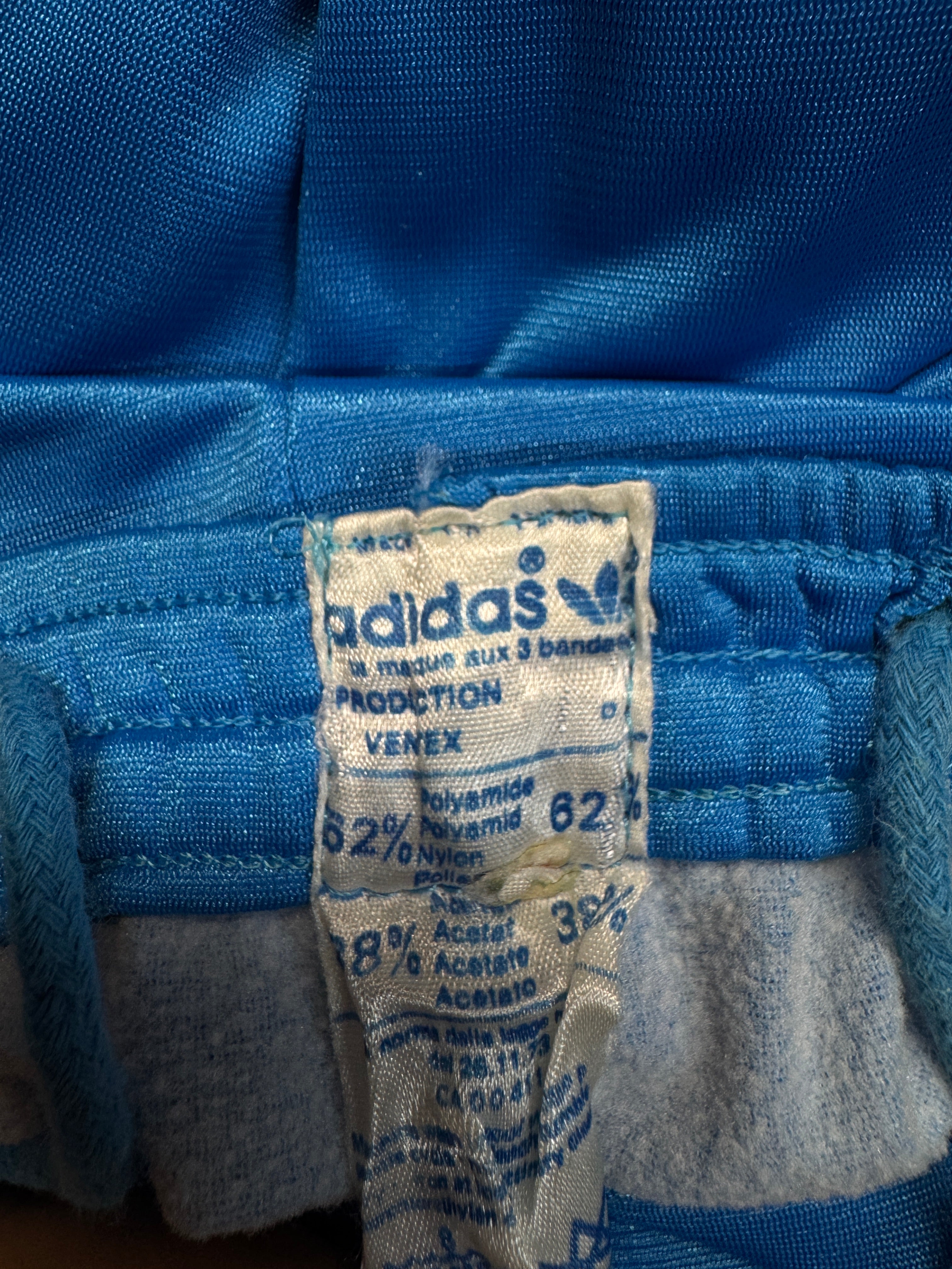 70s/80s Adidas By Ventex Sportanzug Blau Rot M - RareRags
