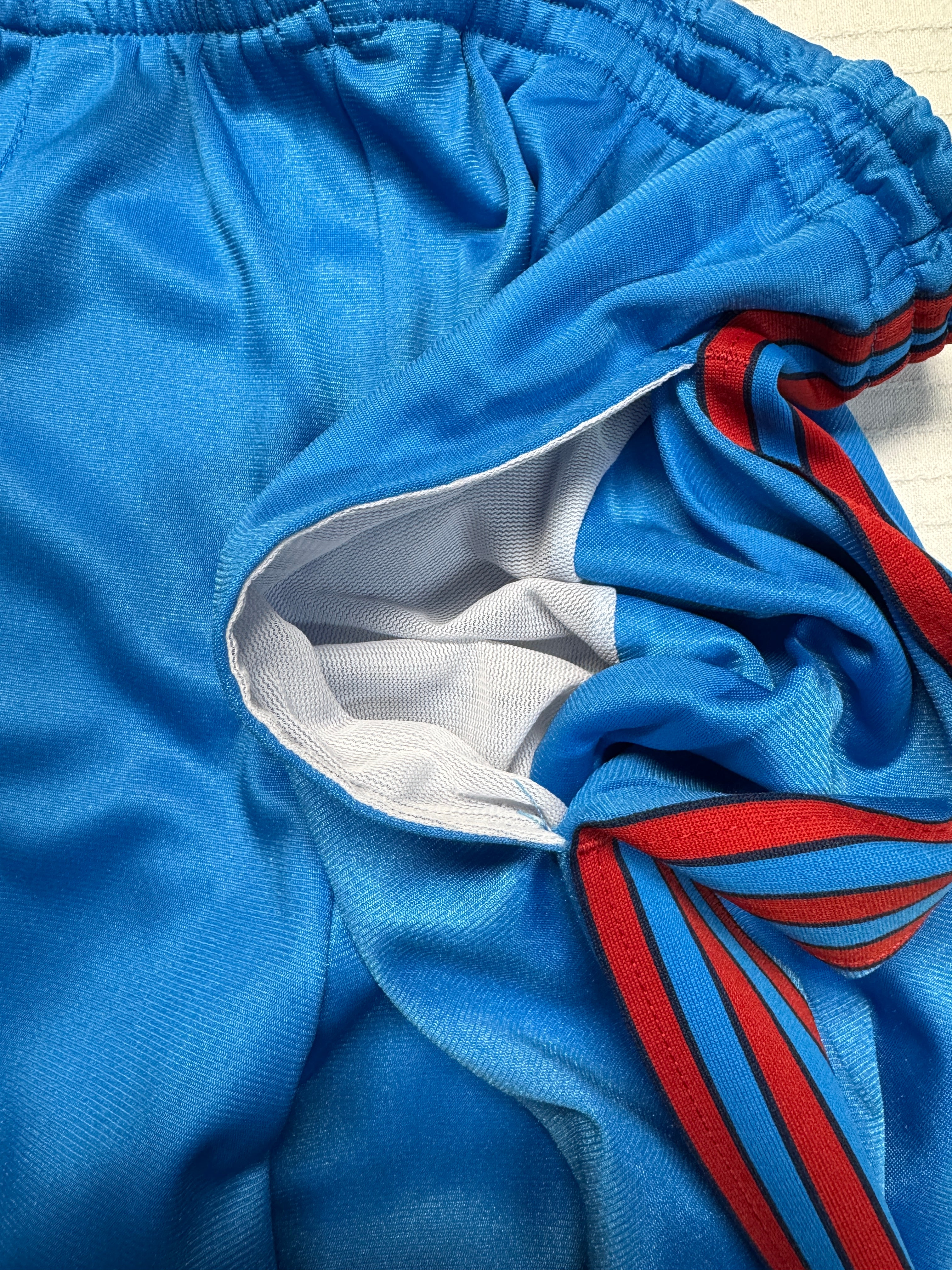 70s/80s Adidas By Ventex Sportanzug Blau Rot M - RareRags