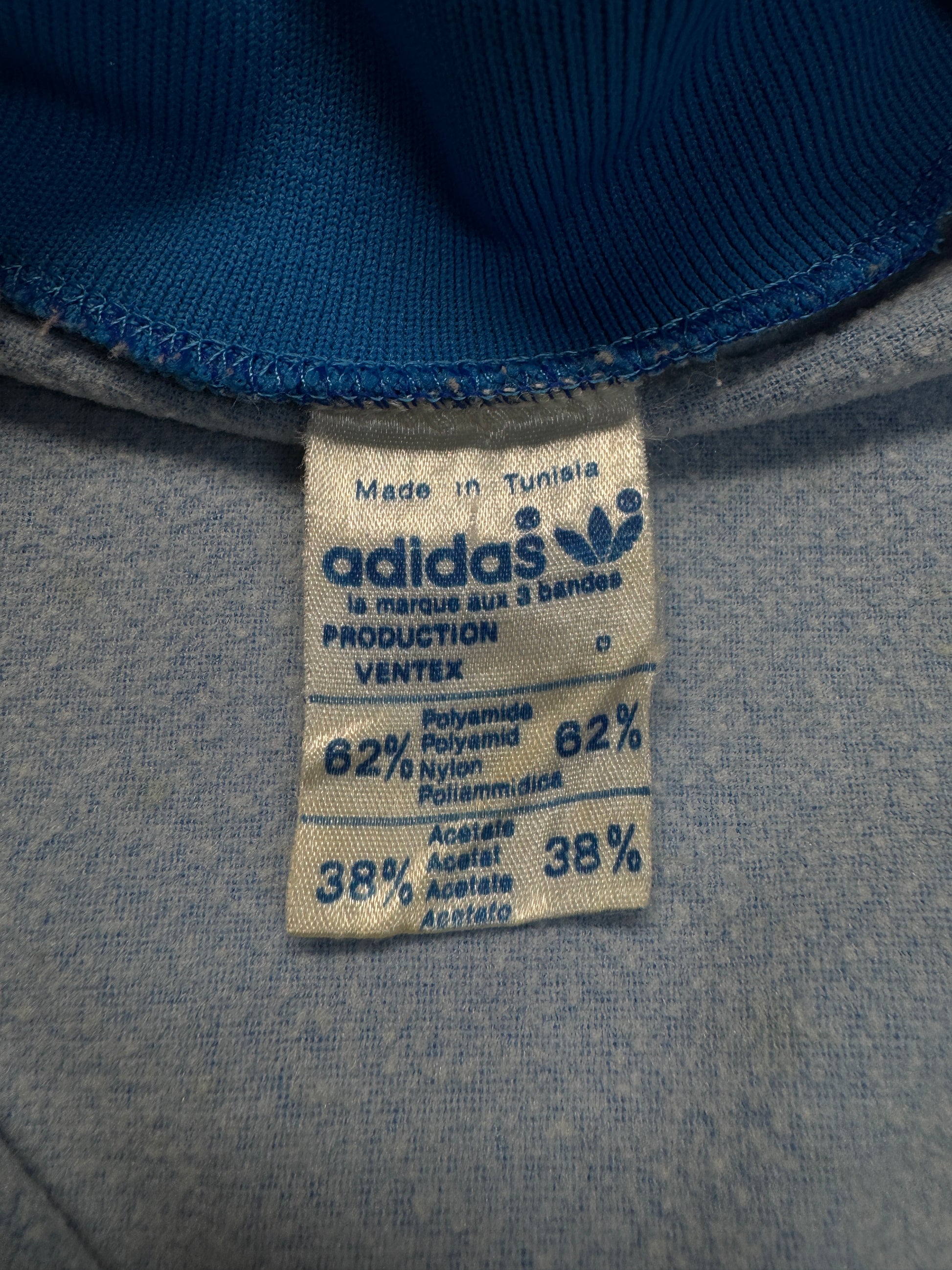 70s/80s Adidas By Ventex Sportanzug Blau Rot M - RareRags