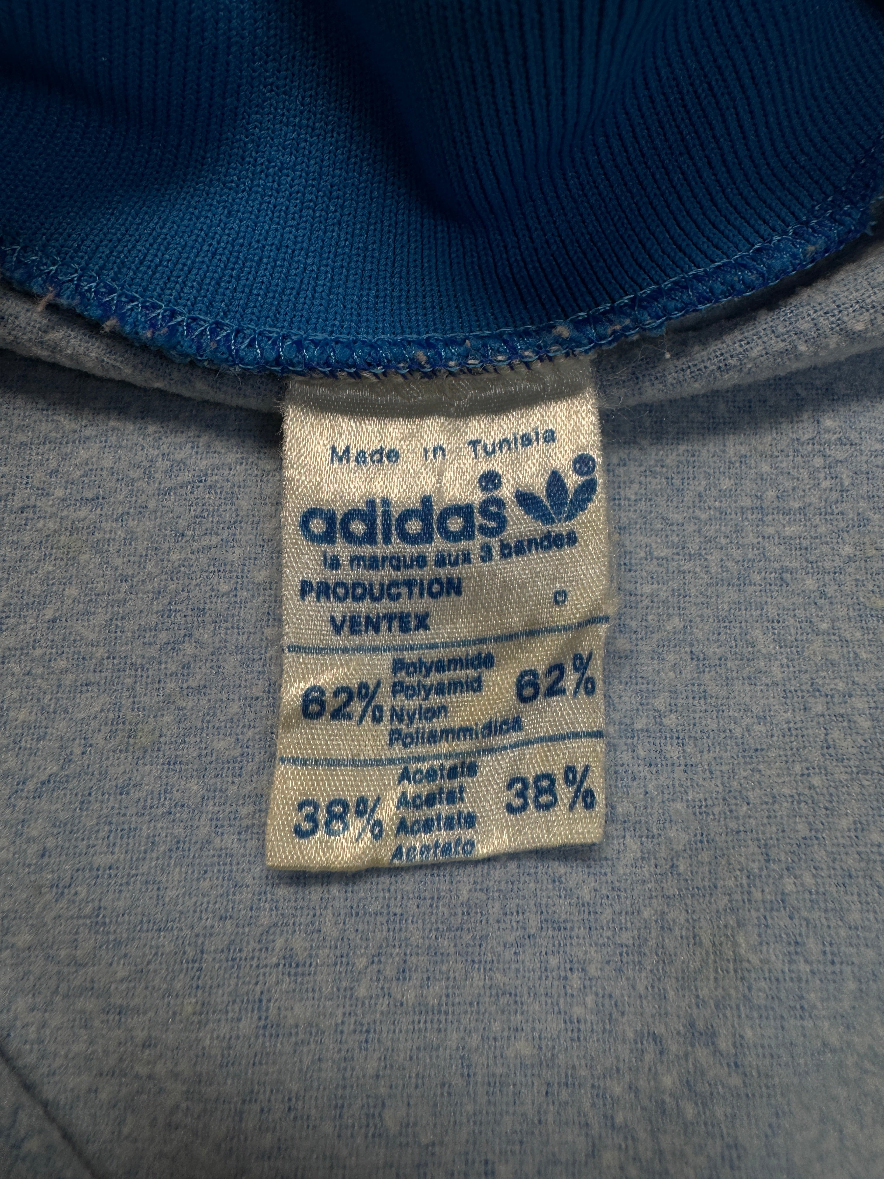 70s/80s Adidas By Ventex Sportanzug Blau Rot M - RareRags