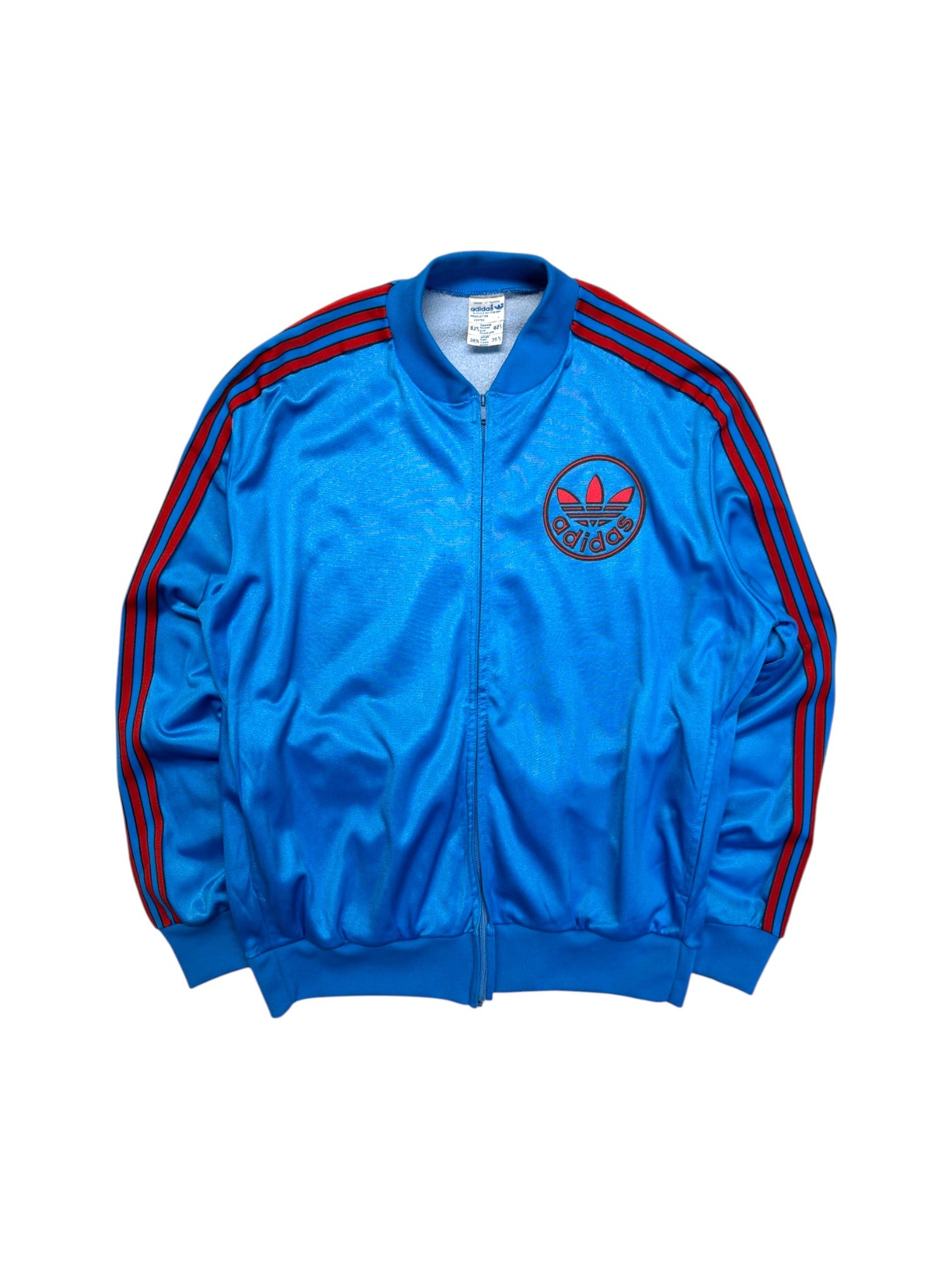 70s/80s Adidas By Ventex Sportanzug Blau Rot M - RareRags