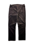 Vintage Wrangler Cordhose 80s Talon Zip Dunkelbraun XL-XXL