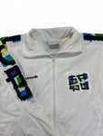 Vintage Adidas Sportjacke 90s Stefan Edberg Made In Jugoslavia Weiß 50 M
