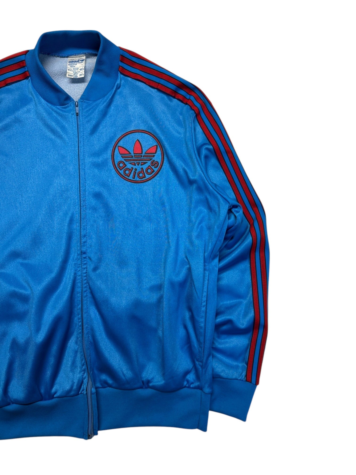 70s/80s Adidas By Ventex Sportanzug Blau Rot M - RareRags
