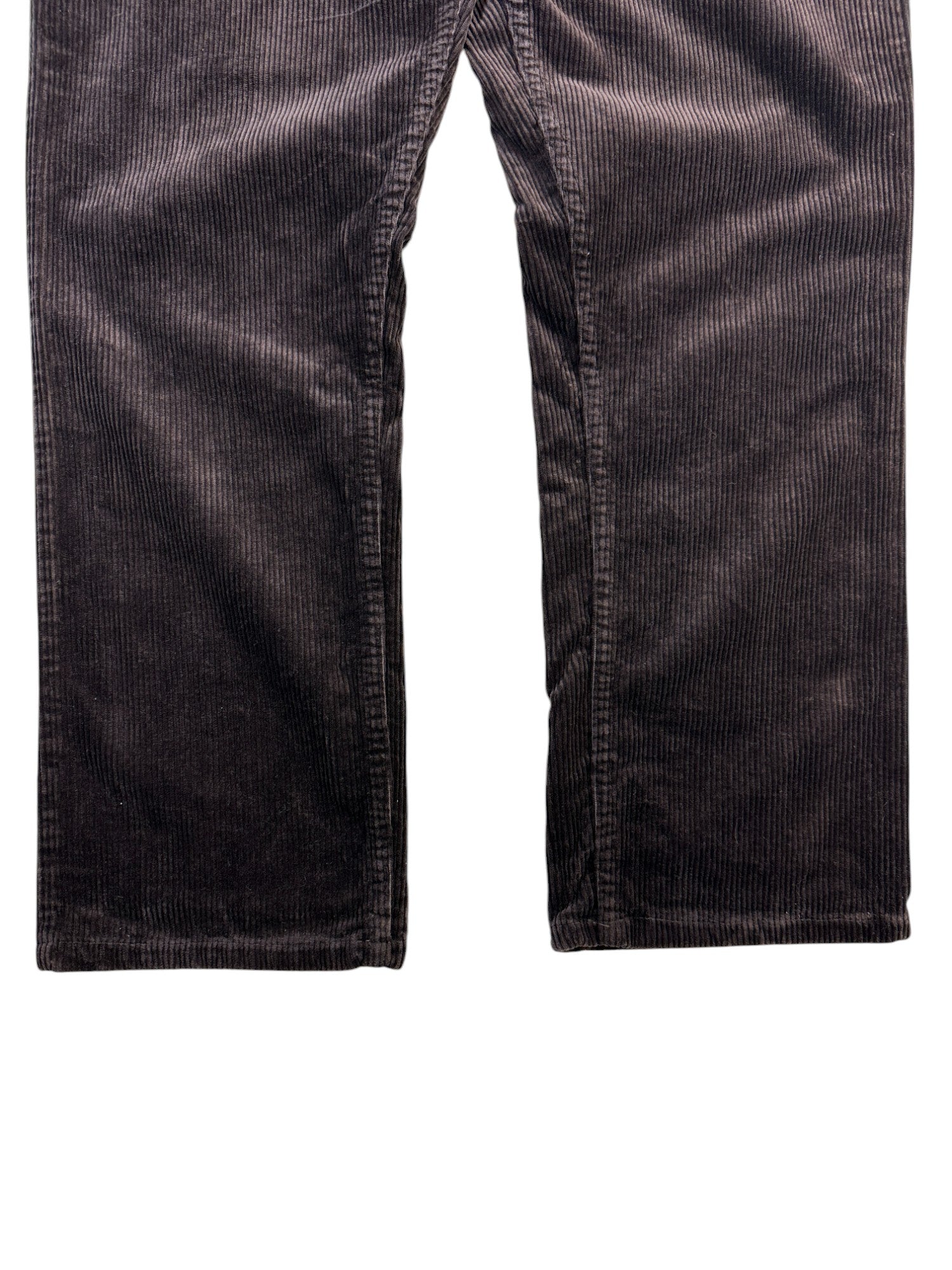 Vintage Wrangler Cordhose 80s Talon Zip Dunkelbraun XL-XXL