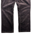 Vintage Wrangler Cordhose 80s Talon Zip Dunkelbraun XL-XXL