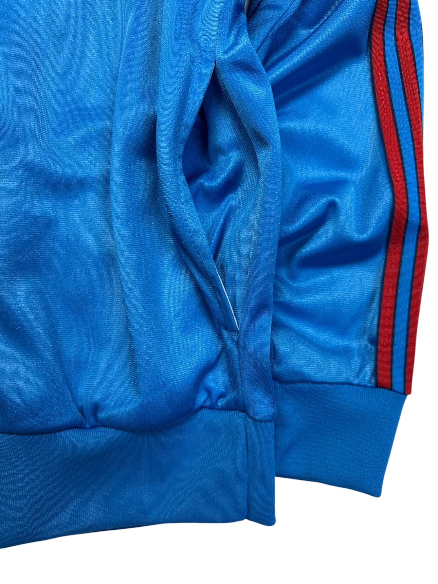70s/80s Adidas By Ventex Sportanzug Blau Rot M - RareRags