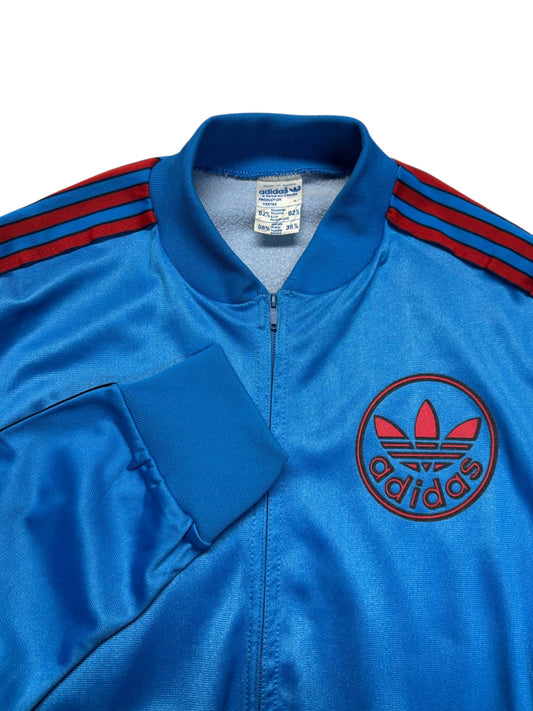 70s/80s Adidas By Ventex Sportanzug Blau Rot M - RareRags