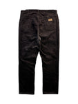 Vintage Wrangler Cordhose 80s Talon Zip Dunkelbraun XL-XXL