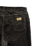 Vintage Wrangler Cordhose 80s Talon Zip Dunkelbraun XL-XXL