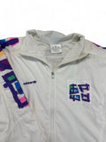 Vintage Adidas Sportjacke 90s Stefan Edberg Made In Jugoslavia Weiß 50 M