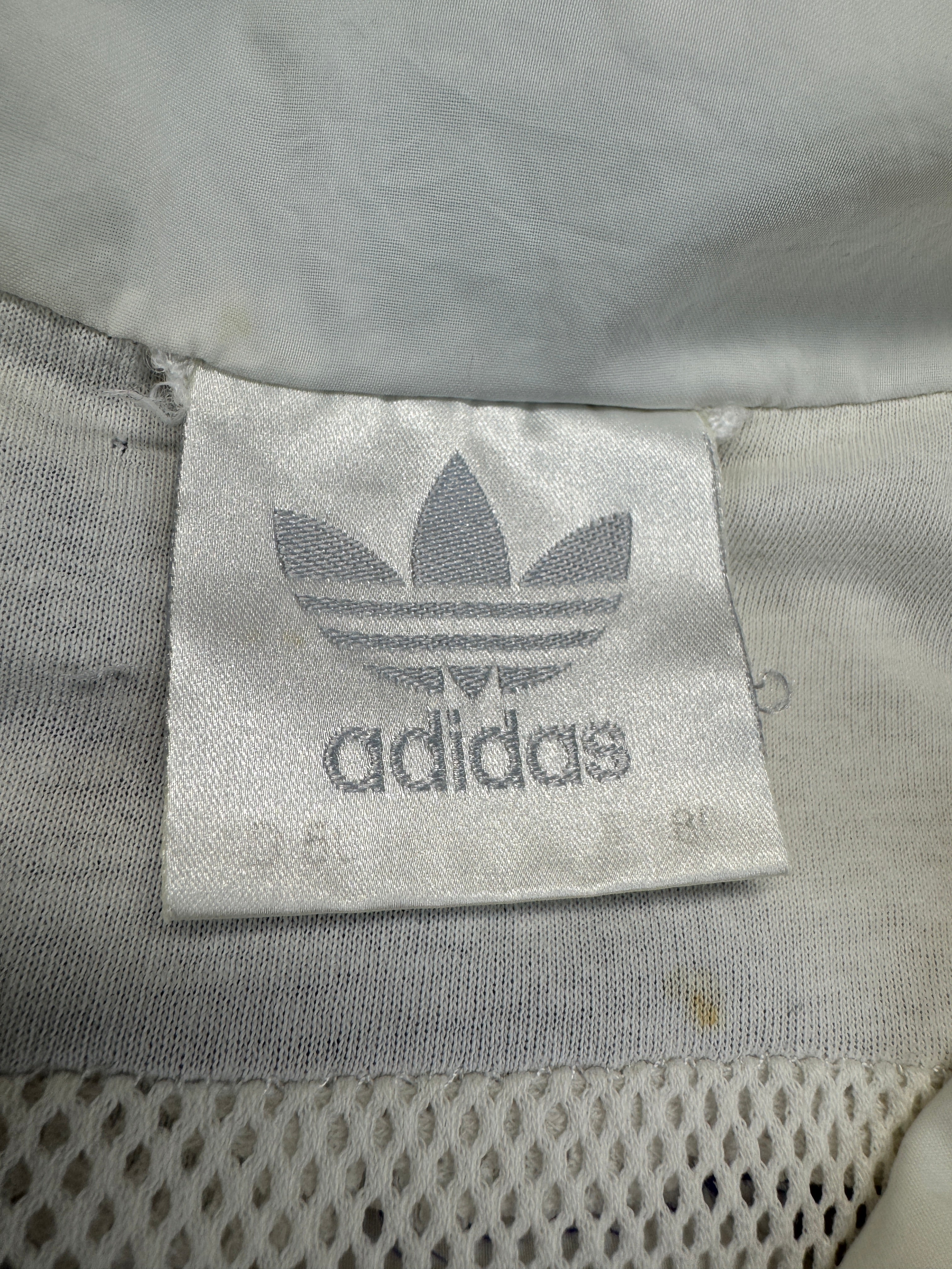 Vintage Adidas Sportjacke 90s Stefan Edberg Made In Jugoslavia Weiß 50 M