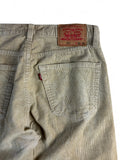 Vintage Levis Cordhose 90s 551 Braun W32 L34