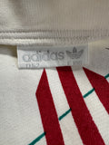 Vintage Adidas Pullunder 80s Stefan Edberg Weiß D52 L